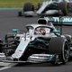 Lewis Hamilton leading Valtteri Bottas at the British Grand Prix.